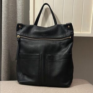 RADLEY London Black Leather backpack purse bag